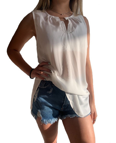 Camisola Blusa Sin Mangas Mujer Promoción! 