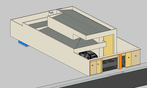 Projeto Arquitetônico Casa 186m² Editável Revit