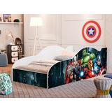 Mini Cama Iantil Vingadores Herói - Imediato Cor Branco