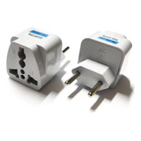 2 Adaptador Tomada Universal Padrão Europeu Uk Para Brasil