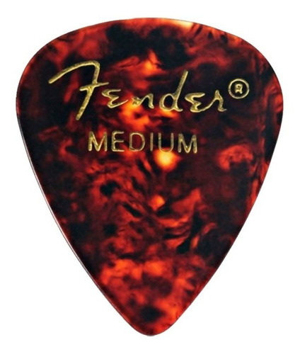 Uñeta Fender Medium 351 Tortoise Shell