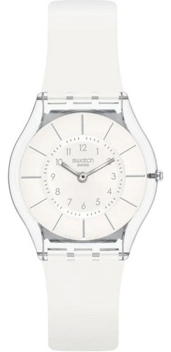 Reloj Swatch Dama 100% Original Blanco Extra Plano 