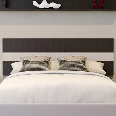 Cabecera Queen Size De Pared Minimalista Chocolate Texturizado | Meses sin interés