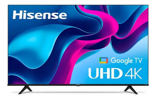 Smart Tv Hisense 50 Pulgadas Pantalla Led 4k Ultra Hd Sistema Operativo Google Tv, Serie A65 Modelo 50a65k Negro