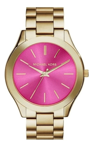 Reloj Mk Mujer Fondo Rosado