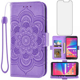 Funda Para Tracfone Blu View 2 B130dl Morado