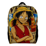 Maletas Morrales De One Piece Luffy 40cm Anime Escolar