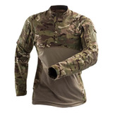 Camiseta Táctica De Manga Larga, Camiseta Militar Safari Arm