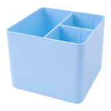 Porta Objetos C/3 Divisórias Azul Pastel Dello