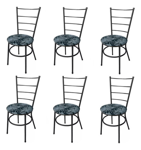 6 Cadeiras Para Mesa De Jantar Para Cozinha Copa Restaurante