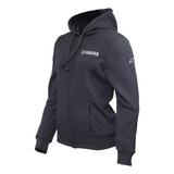 Campera Yamaha Zip Hoodie Moto Dama Mujer Marelli ®