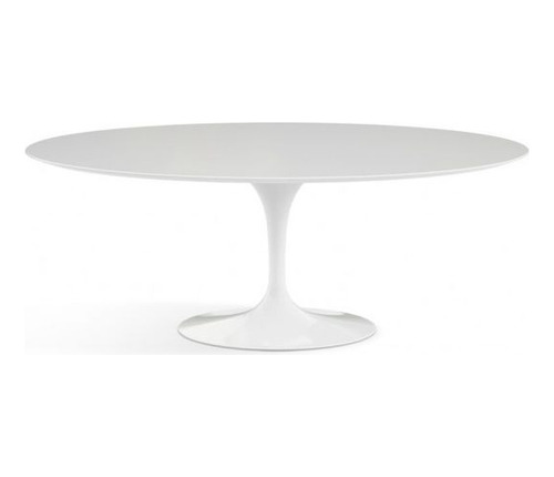 Mesa Jantar Tulipa Saarinen Oval 235x 122 Cm Tampo Em Laca