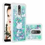 Funda Para LG K40 Glitter Hmtechus [7tym1j1l]