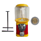 Maquina Bee Vending Bola Para $5 + Base Tipo H Maquinitas 