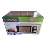 Horno Microondas Recco 20 Lts 700w Mecánico Rmm70h20 Blanco