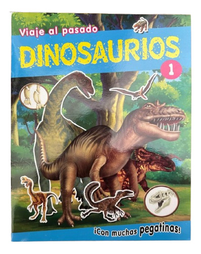 Revista Interactiva Dinosaurios Infantil Pegatinas- Globalc