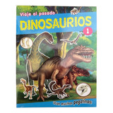 Revista Interactiva Dinosaurios Infantil Pegatinas- Globalc