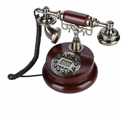 Teléfono Fijo Retro Vintage Teléfonos Cable Antiguos ...