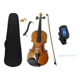 Kit Violino Dominante 4/4 Completo Estante Afinador Espaleir