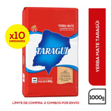 Yerba Mate Taragüi Con Palo 4flex 1 Kg X 10 Unidades