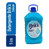 Detergente Brik's 5 Litros  Liquido Celeste Con Suavizante