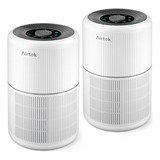 2 Pack Air Purifier For Home Bedroom With H13 True Hepa Filt