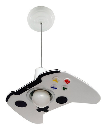 Luminária Pendente Controle Video Game Xbox Ps Gamer Menino