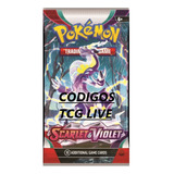 100 Códigos Sobres Escarlata Y Púrpura Pokémon Tcg Live