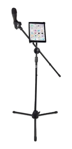Pedestal Tripie  Microfono Con Boom P/ Tablet Y Cel Kst-112