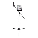 Pedestal Tripie  Microfono Con Boom P/ Tablet Y Cel Kst-112