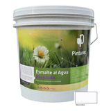 Esmalte Al Agua Reciclado Pinturec Blanco Andino 4 Galones