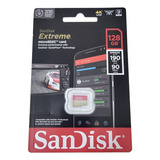 Cartão De Memória Sandisk Extreme 128gb 4k V30 A2 Original
