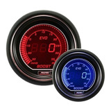 Reloj De Presion De Turbo Boost Evo Prosport 52mm Rojo Azul