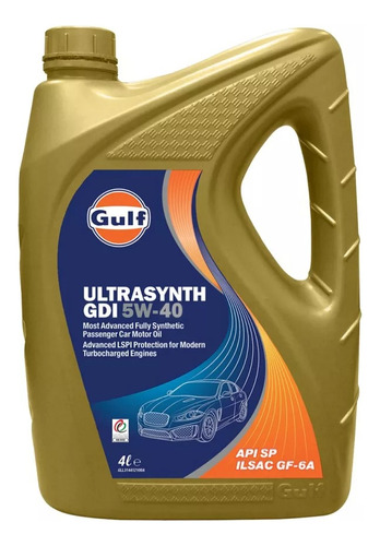 Aceite Gulf Ultrasynth Gdi 5w40 X4l (sintetico) 