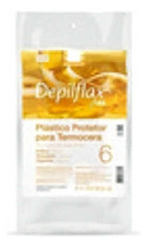 Refil Plástico Protetor Termocera Descartável Depilflax 6fls