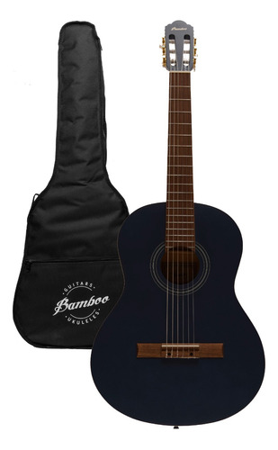 Guitarra Bamboo Color Negro Gc-39-bk Clasica Incluye Funda