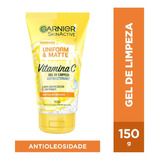 Gel De Limpeza Facial Garnier Skinactive Uniform & Matte Vit