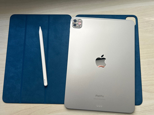 iPad Pro 11 Wifi 256 Gb Prata+apple Pencil 2 Geração+capa