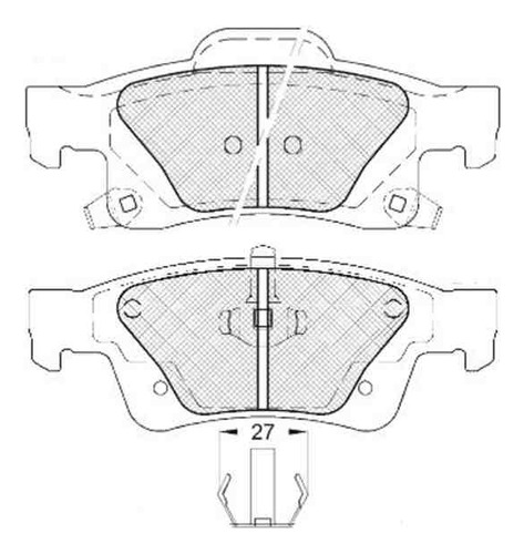 Pastillas Freno Para Jeep Grand Cherokee Iv 3.0-3.6-6.4 Srt8 Foto 2