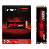 Ssd Lexar Ares  M.2 2280 Nvme Pcie Gen4x4 7400mb/s Compativel Com Ps5 Playstation 5 