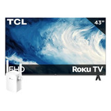 Pantalla Tcl 43  Fhd Smart Tv Roku 43s310r + Regalo