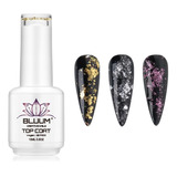 Top Coat Flakes Permanente Bluum Manicure Esmaltado