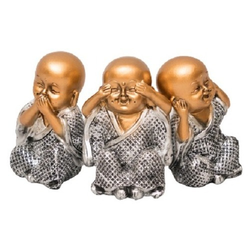  Set Figuras De Budas Pequeños Ciego Sordo Mudo / Runn