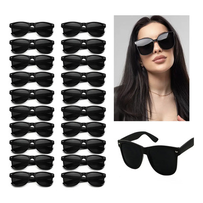 Caja 20 Lentes Retro Negros Económicos Mayoreo Haz Negocio | MercadoLibre