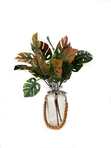 Ramo Monstera Costilla De Adan 40 Cm- Plantas Artificiales