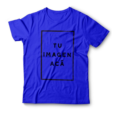 Remera Personalizada 100% Algodón Estampado Dtg Fotos/imagen