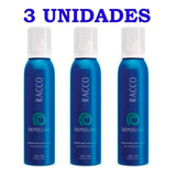 Creme Para Depilar 3 Unid Racco Depeeling Spray Com Nf-e 12x