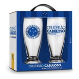 Conjunto 2 Taças Do Cruzeiro Kit Tulipa Taça Cerveja Oficial