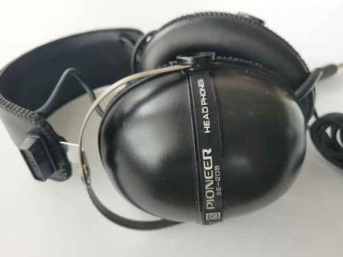 Headphones Vintage Stereo Marca Pioneer Modelo Se-205   04