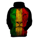 Blusa Frio Moletom Rei Leão Tribo De Juda Evangelico Reggae1